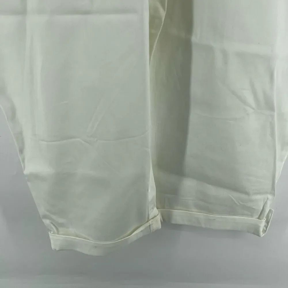 Westport Women's Capri Pants Cuffed Hem Mid Rise Signature Fit Cream Size 24W - Picture 10 of 16